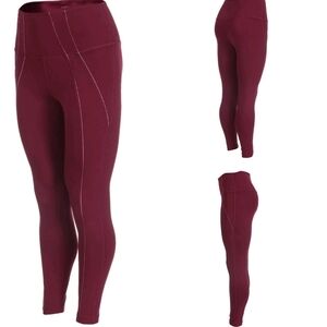 Women's Nike Burgundy Leggings